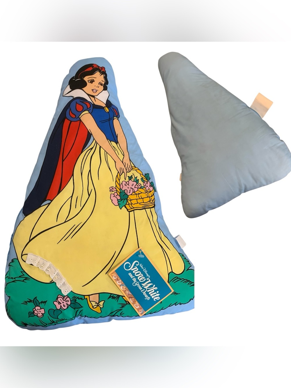 Vintage Large Disney Snow White Throw Pillow Disney 1978 Great Condition Vibrant